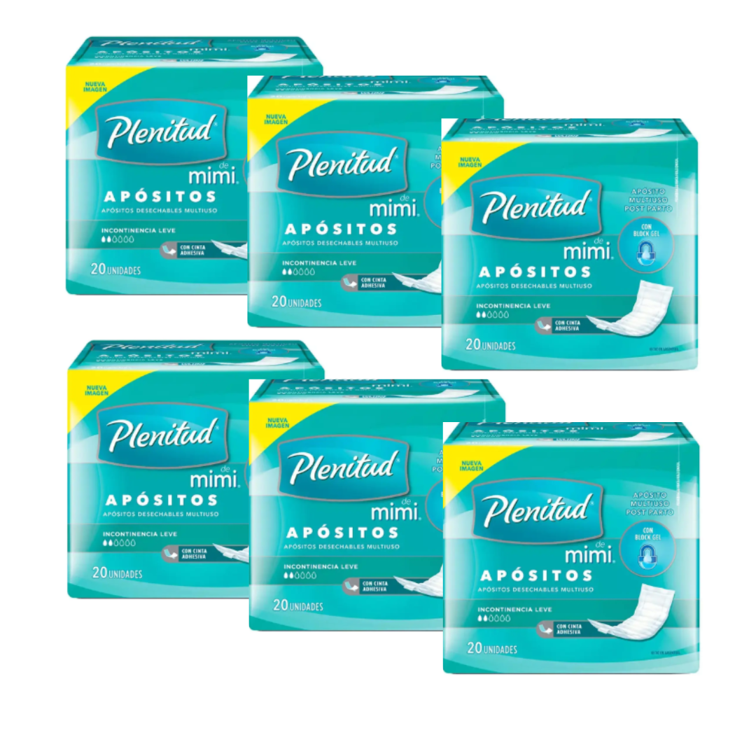Apositos Plenitud Mimi Multiuso Talla Unica 6 Pqte X 20 Und