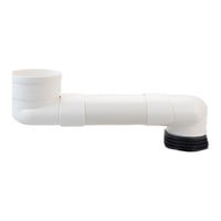 Magideal - Extensión De Brida De Inodoro Compensada, Conector De Tubería De Drenaje, Palanca De Cambio De Brida De Inodoro De Tubería Ensanchada Para Drenaje De 40Cm