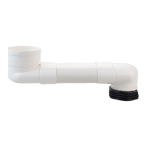 Magideal - Extensión De Brida De Inodoro Compensada, Conector De Tubería De Drenaje, Palanca De Cambio De Brida De Inodoro De Tubería Ensanchada Para Drenaje De 40Cm