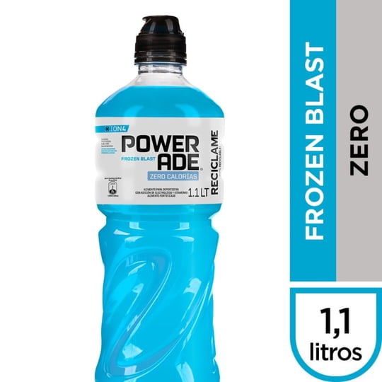 Bebida Isotónica Zero Frozen Blast 1,1 L Powerade