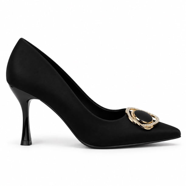 Zapato Elegante Mujer Tacón Aguja Puntiagudo