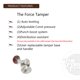thumbnail image 5 of Tamper de Café KuGuo 58,5 mm Ripple‑Dis Marrón Rojizo, 5 of 8