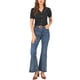 thumbnail image 2 of INSPIRE CHIC Blusa Vintage de Mujer para Regreso a Clases con Lunares, Cuello Peter Pan, Mangas Cortas Abullonadas, Camisa Top Negro XL, 2 of 8
