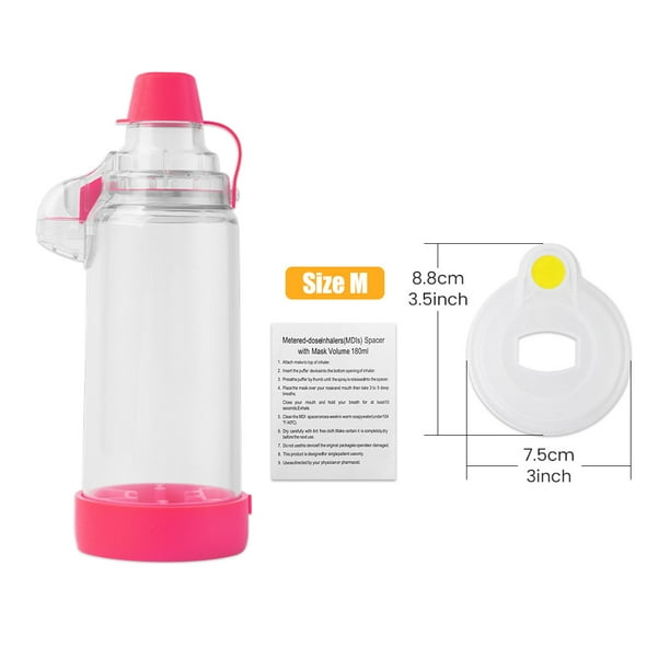 Adult Child Pet Automizer Asthma Spacer Inhaler Spacer Mist StorageTank Compressor Aerosol Cabin Nebulizer Tank with Mask Cup