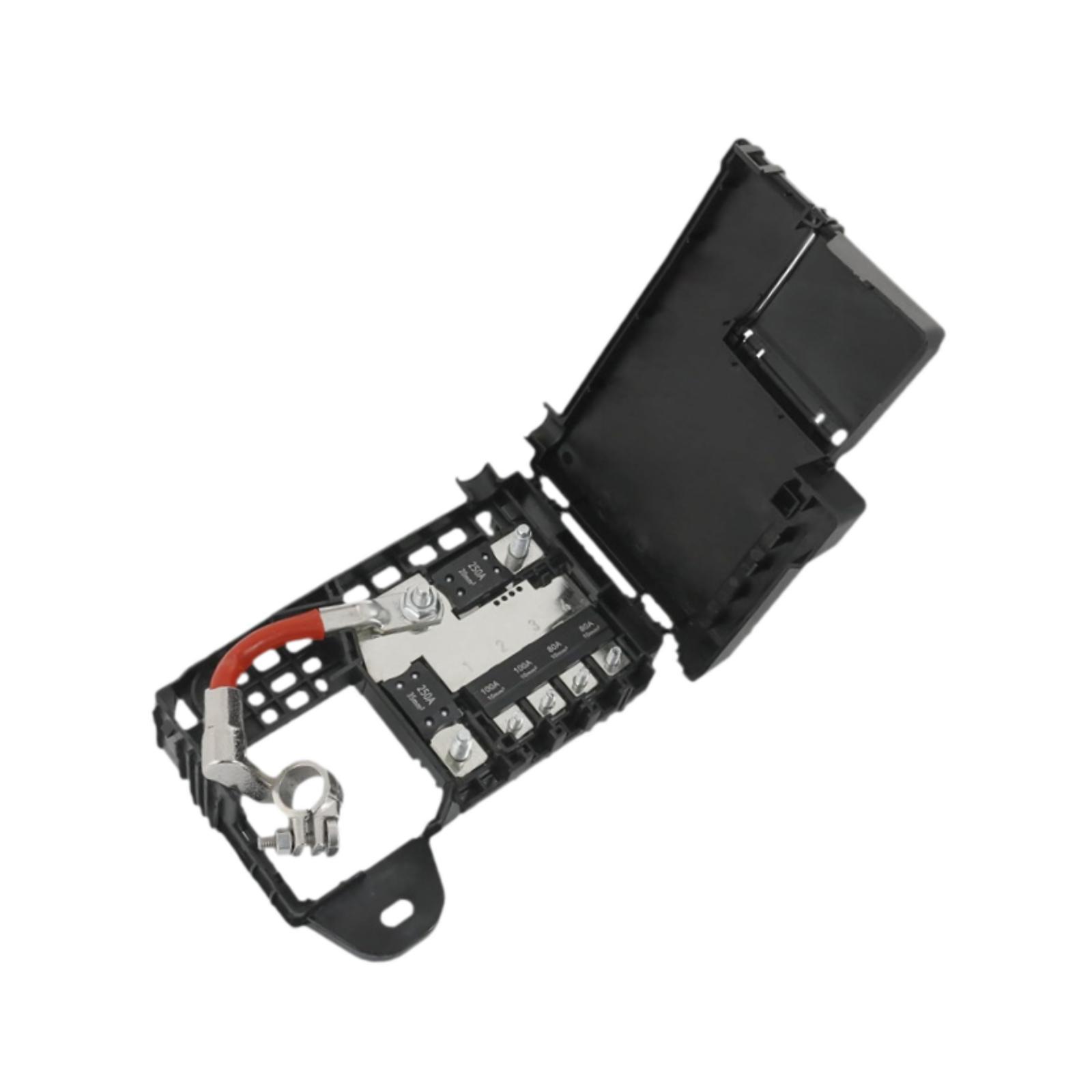 Magideal - Conjunto De Terminales De Batería De Caja De Fusibles, Fácil De Instalar, Reparación, Componente Automático 20914309 Con Cubierta Parapara 2010-2016