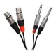 thumbnail image 2 of Cable De 2 TS A 2 XLR Macho Nebraska DXJ 1.8, 2 of 2