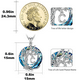 thumbnail image 3 of Collar HESHPAWS Tree of Life con Inicial, 3 of 3