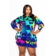 thumbnail image 1 of Saronite Vestido con Estampado de Leopardo y Burbujas (Talla Grande para Mujer), 1 of 4