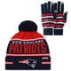 thumbnail image 1 of Bundle FOCO New England Patriots NFL, guantes elásticos y gorro, 1 of 5