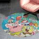 thumbnail image 4 of Bob Esponja Alfombra Redonda de Felpa Coral, Antideslizante, No Desprende Pelusas, Lavable y Duradera para Salón, Dormitorio y Habitación de Niños 60cm, 4 of 6