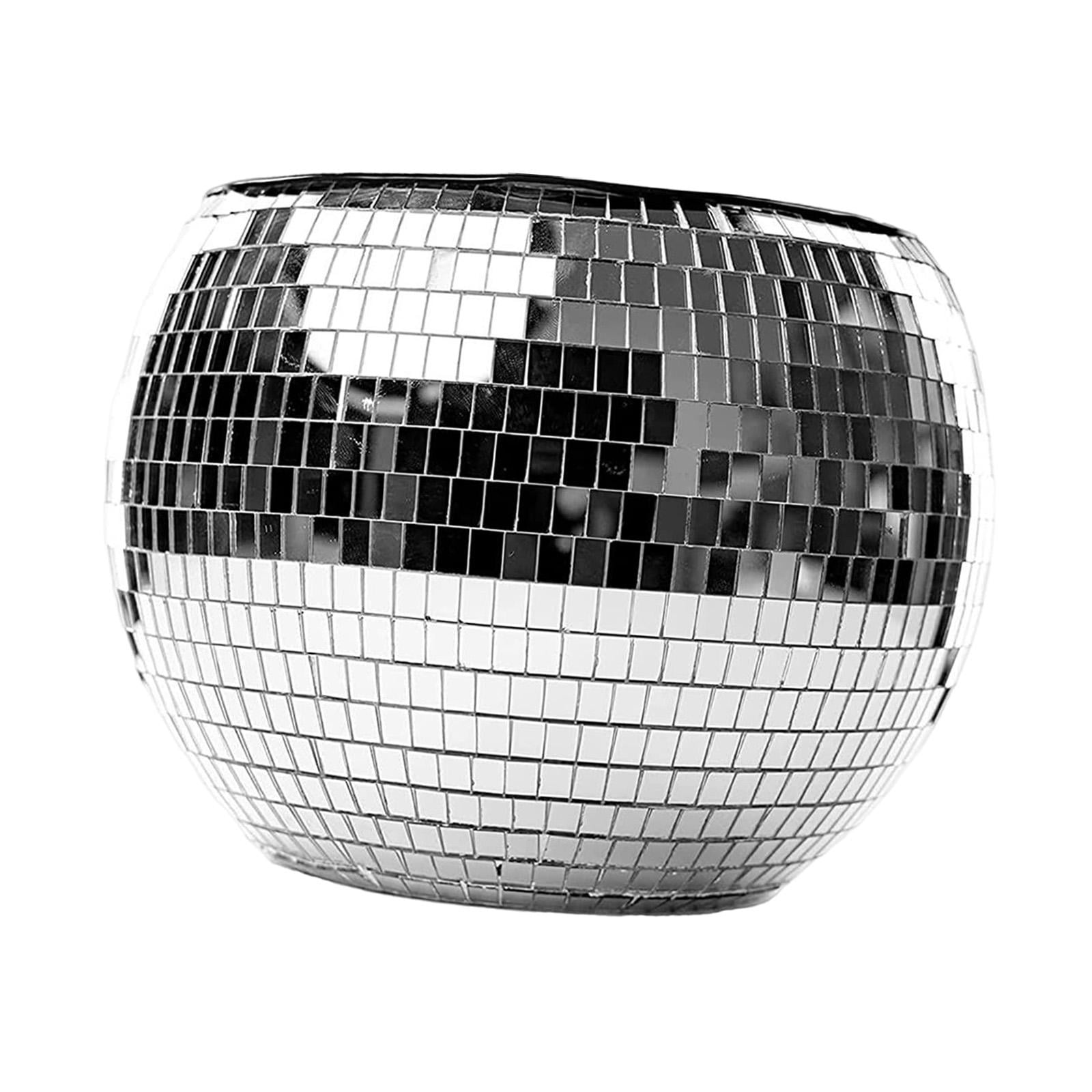 Magideal - Cubo De Hielo Espejado Cubo De Champán Utensilios Para Beber Barware 23 Cm Diámetro Barril De Hielo De Moda Almacenamiento De Hielo Para Vino Cerveza