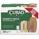 thumbnail image 1 of Bandages Curad, de plástico transparente, impermeable, varios surtidos, 320 unidades, 1 of 6