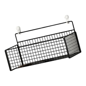 Bothyi - Cubo De Basura Montado En La Pared Cesta Despensa Ducha Champú Estantes Estante Baño Cocina Negro M