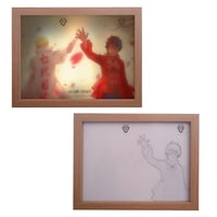 Lelumania - Cuadro Led De Luffy Y Naruto23X18Cm