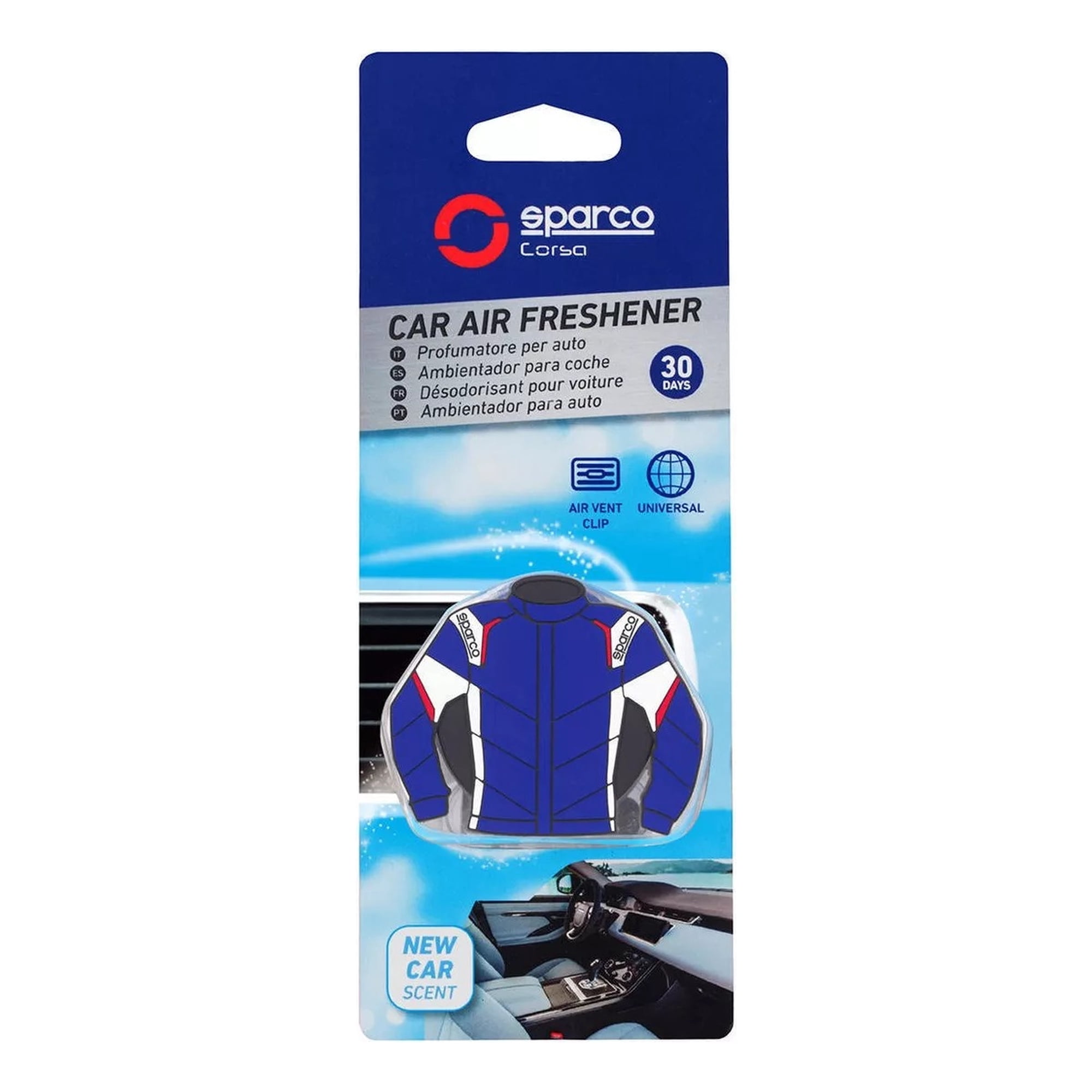 Aromatizante Chaqueta Olor A Auto Nuevo Sparco Spa520