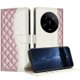 thumbnail image 1 of Funda Tipo Cartera Acolchada para Xiaomi 14 Ultra con Bloqueo RFID Ranuras y Correa Oro rosa, 1 of 5