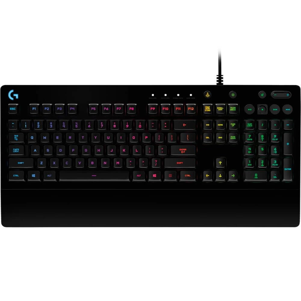 Teclado Para Juegos Logitech G213 Con Controles Multimedia Negro