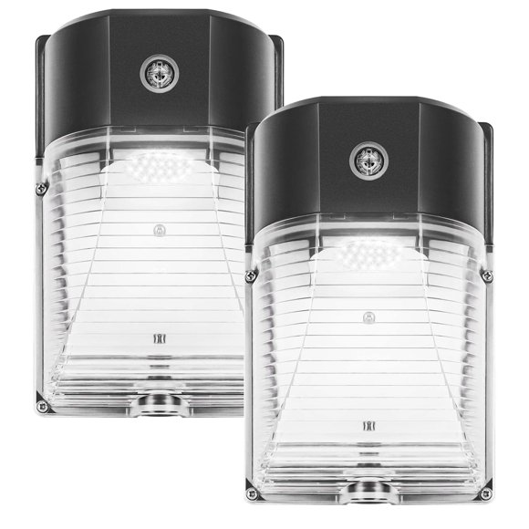 Luz de pared LED CINOTON 26W 3000 lm 5000K IP65 100-277 Vca, paquete de 2