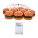 thumbnail image 2 of Guirnalda De Luces LED Creativas, Impermeables, 2 M, 10 LED, Para Aniversario, Fiesta, Boda, Hamburguesa, 2 of 5
