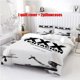 thumbnail image 1 of 3pcs Documentary Theme Printed Bedding Set Soft Duvet Cover and 2 Pillowcases, 1 of 5
