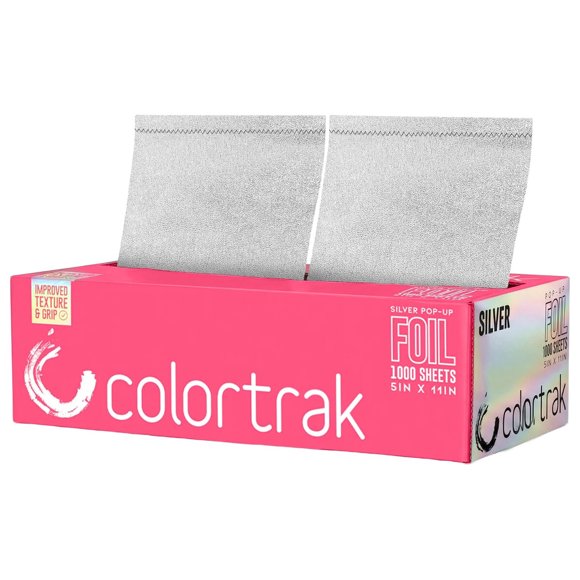 Colortrak Silver Aluminum Popup Foil, 1000 Precut Sheets