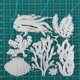 thumbnail image 5 of Plantillas de corte metálicas DuuFounG de vida marina 28 x 26,5 cm, 5 of 7