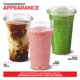 thumbnail image 5 of Vasos de plástico Stock Your Home de 20 onzas con tapa, 50 unidades, transparentes, 5 of 7