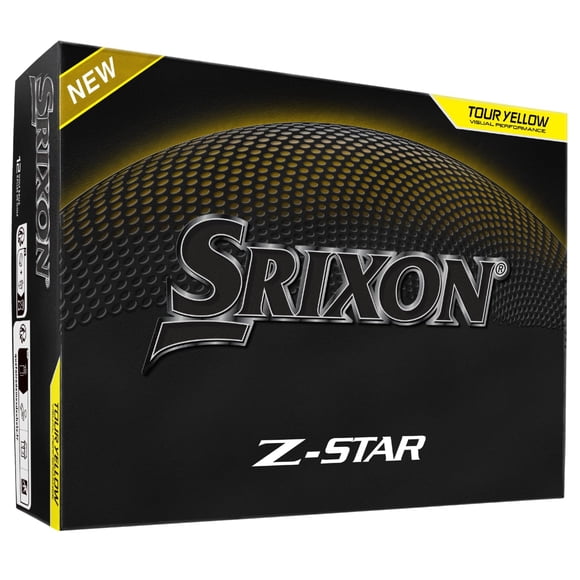 Bolas de golf Srixon Z Star Amarillo, paquete de 12 (Menta)