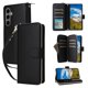 thumbnail image 1 of Funda Cartera con Cremallera y Correa para Samsung Galaxy S25 Plus Soporte y Tarjetero Negro, 1 of 6