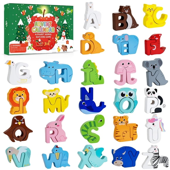 Calendario de Adviento Yxwomenxy - Alfabeto Animal 26 piezas