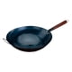 thumbnail image 3 of Wok Pan Sartén para Freír Fabricado en Hierro Antiadherente de Fondo Plano Diseño Profundo Mango Cómodo Adecuado para Cocina Profesional Estufa de Gas 40cm con orejas, 3 of 5