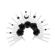 thumbnail image 1 of Gothic Halo Sun Diadema Hairband Flor Para Vacaciones Carnavales Roes Jugando, 1 of 5