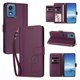 thumbnail image 2 of Funda Cartera Trébol para Motorola Moto G Play 2024 5G con Ranuras Tarjetas y Carga Inalámbrica Violeta, 2 of 6