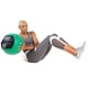 thumbnail image 3 of Balón medicinal ProSourceFit Soft 4,5 kg/14 cm, color verde, 3 of 7