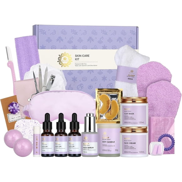Set Cuidado Facial Rosa Acca 28Pcs Serum Crema Mascarilla