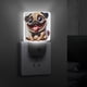 thumbnail image 4 of Pug Luz nocturna LED con sensor de anochecer a amanecer para dormitorio, baño, pasillo, escaleras - Lámpara LED nocturna de enchufe, 0.5W - 1 pieza, 4 of 6