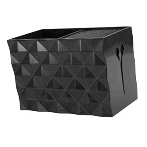 Ioensy - Caja De Almacenamiento De Peine, Accesorios, Caja De Soporte Para Tijeras Antideslizante Para Cepillos, Clips, Color Negro