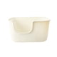 thumbnail image 2 of Caja De Arena Para Gatos Con Parte Superior Abierta, Lavabo Grande Para Arena Para Gatos De Interior, Conejo, Blanco, 2 of 5