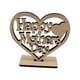 thumbnail image 3 of Decoración De Corazón De Madera, Regalos Para El Día De La Madre De Hija, Adorno De Escritorio Pensativo, Estilo A, 3 of 3