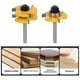 thumbnail image 4 of Fresa Fresadora 1/4 Broca Ensamble Machimbrado Zanco Kit 2pzs, 4 of 5