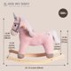 thumbnail image 2 of Caballito mecedor ROCK MY BABY Unicornio Rosa con sonido, 2 of 9