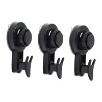 Bothyi - Ganchos De Succión Ganchos De Ducha Ganchos De Toalla De Cocina Para Hotel Apartamento Hogar Negro