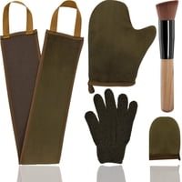 Juego De Guantes Autobronceadores Tsaiyi De 5 Piezas Con Guante Exfoliante