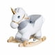 thumbnail image 1 of Balancín y Correpasillos 2 en 1 Unicornio Kidscool Peluche con Ruedas Sonido y Cinturón de seguridad, 1 of 8