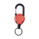 thumbnail image 5 of Llavero Retráctil Resistente Con Carrete Para Acampar Al Aire Libre Y Pescar, Color Naranja, 5 of 5