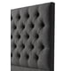 thumbnail image 3 of Respaldo 2 Plazas Capitone Gris Oscuro en Lino Premium, 3 of 4
