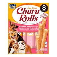 Inaba - Churu Rolls - Palitos Pollo Con Salmón Para Perro 96 Gr
