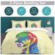 thumbnail image 5 of x520 Inside Out 2 Bed Duvet Cover Microfiber Bedding Sets 3D Printed Lightweight 3 Piece Comforter Sets, 1 Duvet Cover And 2 Pillow Shams for Kids Boys Girls 90"x90" jn520, 5 of 5