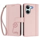 thumbnail image 3 of Funda Cartera Trébol para Xiaomi Poco X8 Pro con Ranuras Tarjetas y Carga Inalámbrica Rosa, 3 of 6