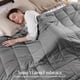 thumbnail image 2 of Cobija con peso Smart Queen tamaño Queen 6.8 kg (122 x 183 cm) gris 15 lb, 2 of 7